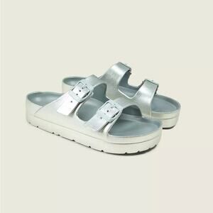 Lane Bryant Gunmetal Everyday Double-Band Slide